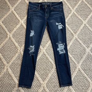 American Eagle Super Stretch Ripped Jeggings